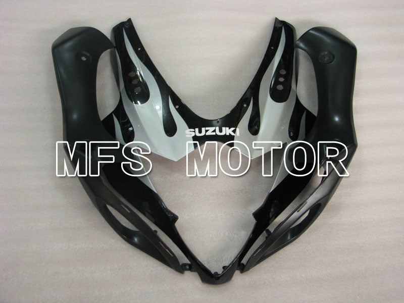 Suzuki GSXR1000 2005-2006 Injection ABS Fairing - Flame - Black Silver - MFS2627 - Fairings Kit