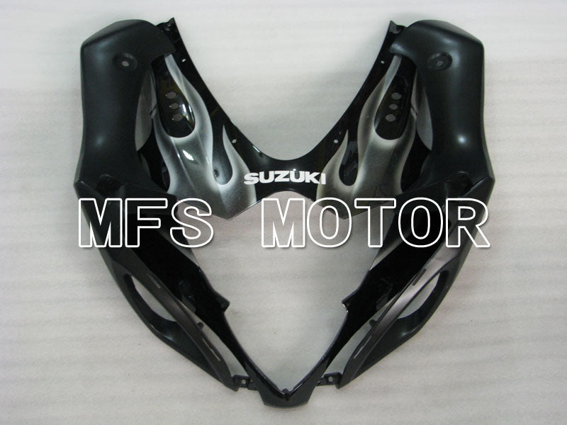 Suzuki GSXR1000 2005-2006 Injection ABS Fairing - Flame - Black Silver - MFS2628 - Fairings Kit