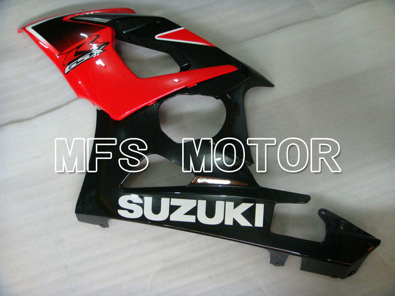 Suzuki GSXR1000 2005-2006 Injection ABS Fairing - Factory Style - Black Red - MFS2635 - Fairings Kit