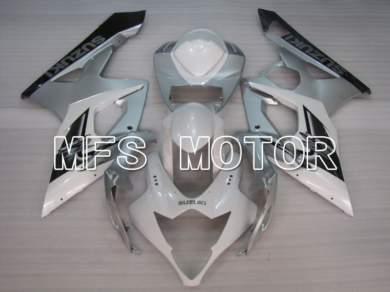 Suzuki GSXR1000 2005-2006 Injection ABS Fairing - Factory Style - White Silver - MFS2655 - Fairings Kit