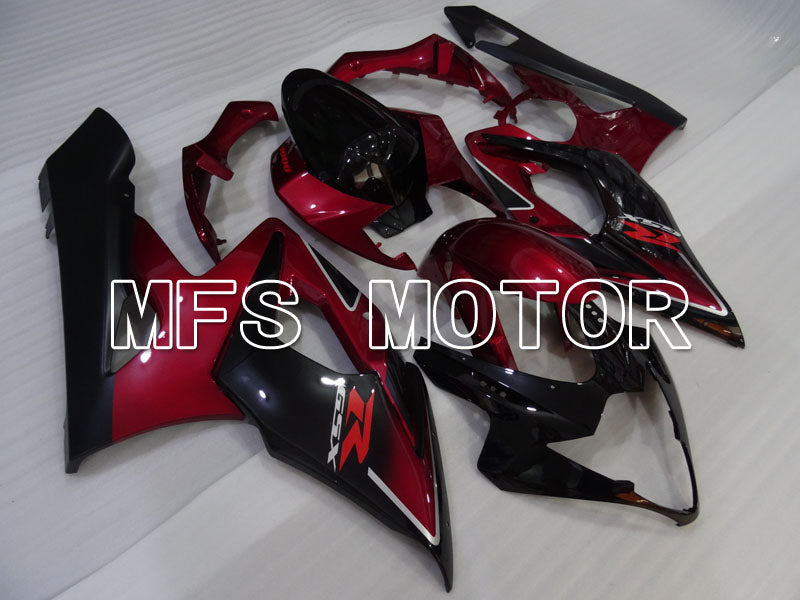 Suzuki GSXR1000 2005-2006 Injection ABS Fairing - Factory Style - Black Red - MFS2661 - Fairings Kit