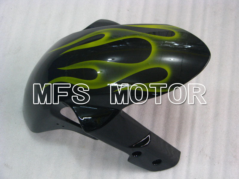 Suzuki GSXR1000 2007-2008 Injection ABS Fairing - Flame - Black Yellow - MFS2690 - Fairings Kit