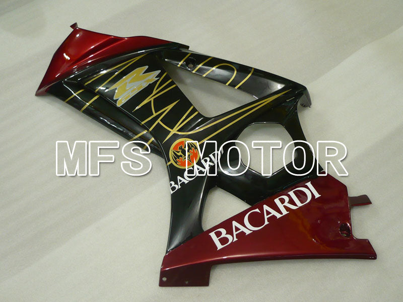 Suzuki GSXR1000 2007-2008 Injection ABS Fairing - BACARDI - Black Red - MFS2694 - Fairings Kit
