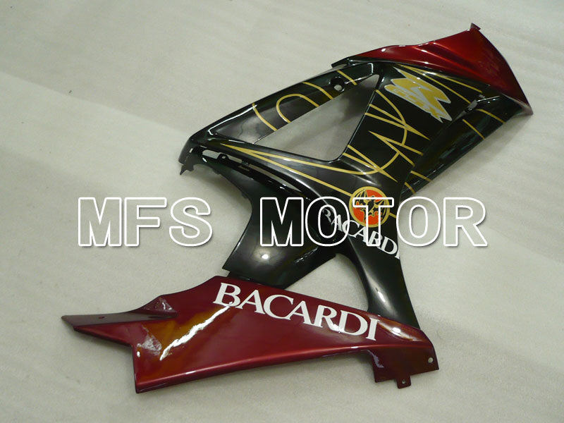 Suzuki GSXR1000 2007-2008 Injection ABS Fairing - BACARDI - Black Red - MFS2694 - Fairings Kit