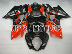Suzuki GSXR1000 2007-2008 Injection ABS Fairing - Factory Style - Black Orange - MFS2697 - Fairings Kit