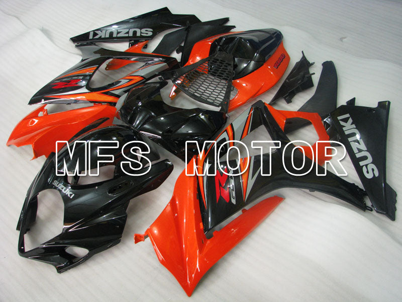 Suzuki GSXR1000 2007-2008 Injection ABS Fairing - Factory Style - Black Orange - MFS2697 - Fairings Kit