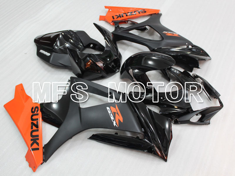 Suzuki GSXR1000 2007-2008 Injection ABS Fairing - Factory Style - Black Orange - MFS2699 - Fairings Kit