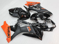 Suzuki GSXR1000 2007-2008 Injection ABS Fairing - Factory Style - Black Orange - MFS2699 - Fairings Kit