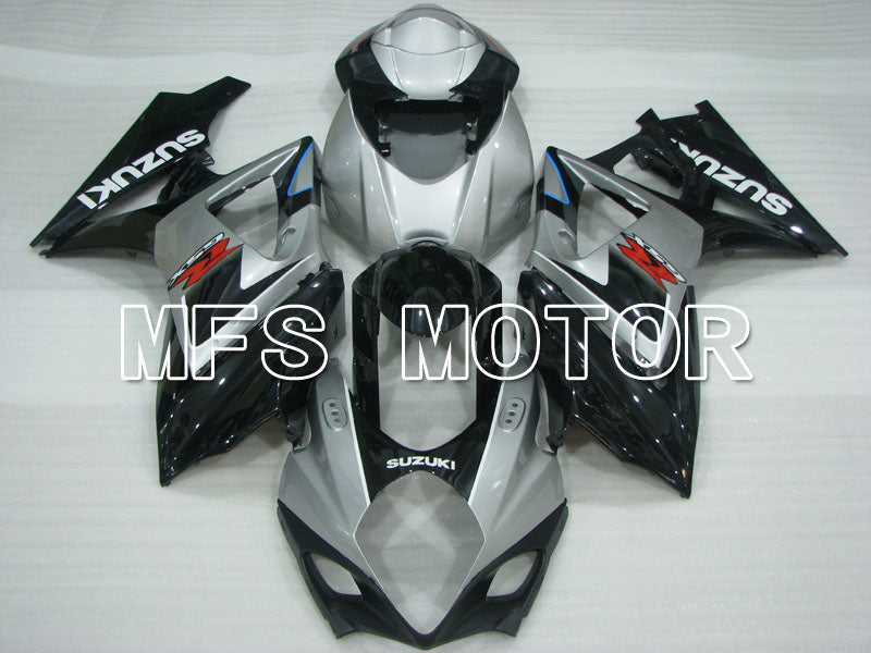 Suzuki GSXR1000 2007-2008 Injection ABS Fairing - Factory Style - Black Silver - MFS2700 - Fairings Kit