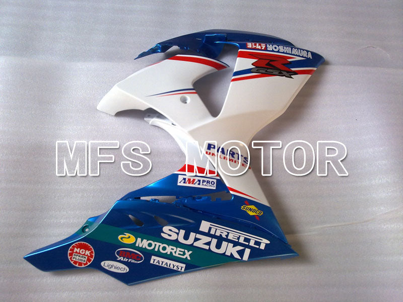 Suzuki GSXR1000 2009-2016 Injection ABS Fairing - Customize - White Blue - MFS2715 - Fairings Kit