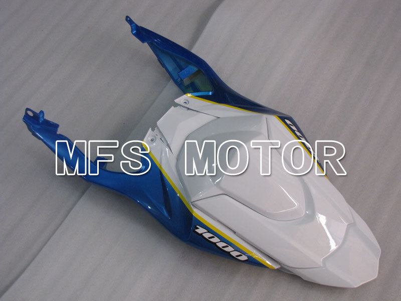 Suzuki GSXR1000 2009-2016 Injection ABS Fairing - Customize - White Blue - MFS2716 - Fairings Kit