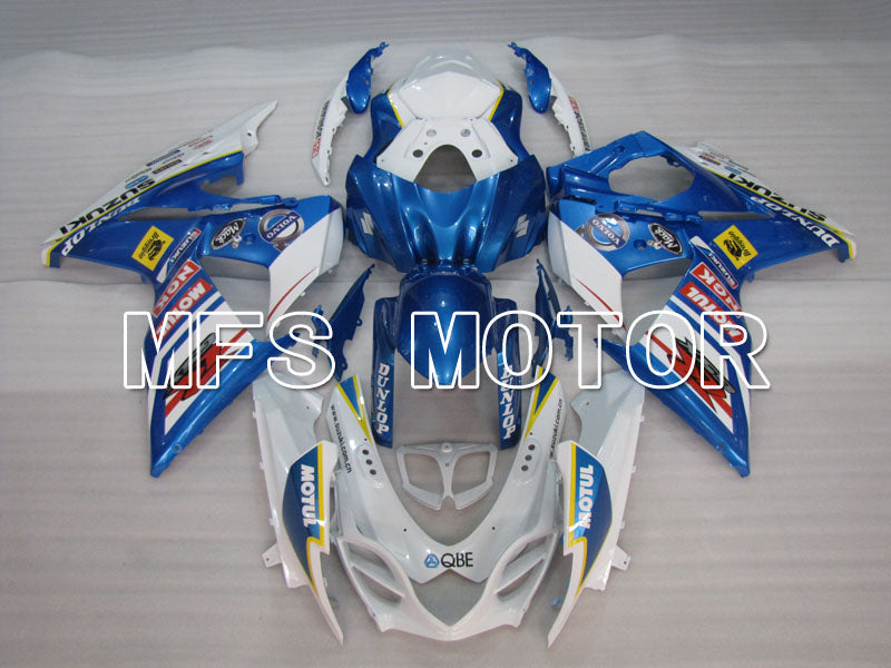 Suzuki GSXR1000 2009-2016 Injection ABS Fairing - Customize - White Blue - MFS2716 - Fairings Kit
