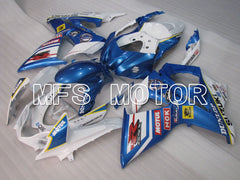 Suzuki GSXR1000 2009-2016 Injection ABS Fairing - Customize - White Blue - MFS2716 - Fairings Kit