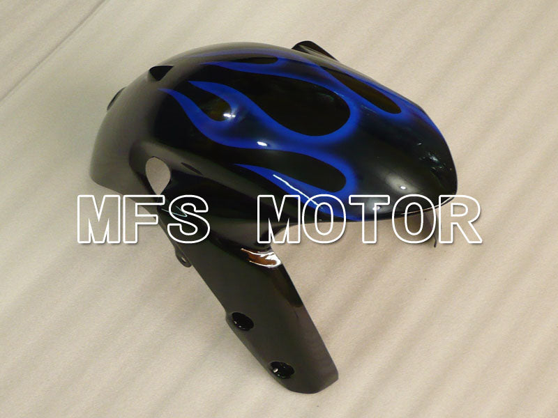 Suzuki GSXR1000 2009-2016 Injection ABS Fairing - Flame - Black Blue - MFS2717 - Fairings Kit