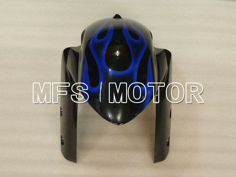 Suzuki GSXR1000 2009-2016 Injection ABS Fairing - Flame - Black Blue - MFS2717 - Fairings Kit
