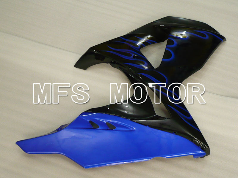 Suzuki GSXR1000 2009-2016 Injection ABS Fairing - Flame - Black Blue - MFS2717 - Fairings Kit