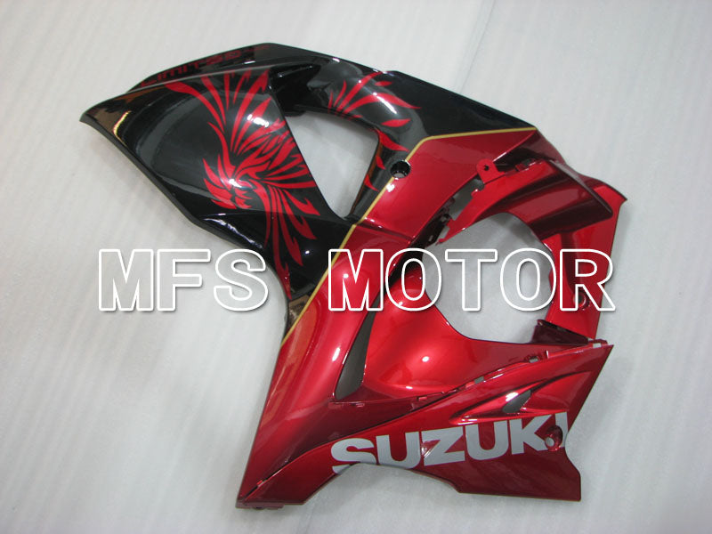 Suzuki GSXR1000 2009-2016 Injection ABS Fairing - Factory Style - Black red - MFS2730 - Fairings Kit