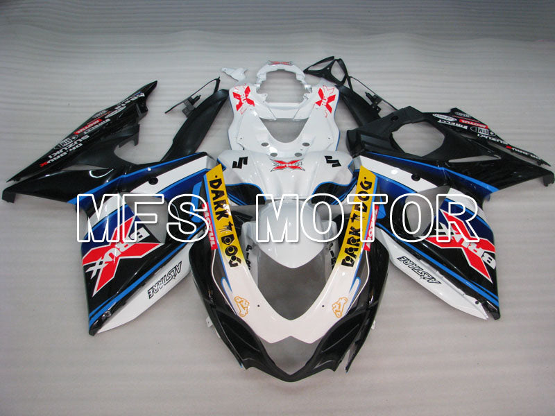 Suzuki GSXR1000 2009-2016 Injection ABS Fairing - BRUX - Black White - MFS2735 - Fairings Kit