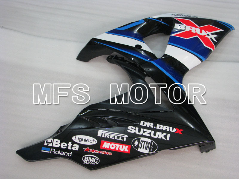 Suzuki GSXR1000 2009-2016 Injection ABS Fairing - BRUX - Black White - MFS2735 - Fairings Kit