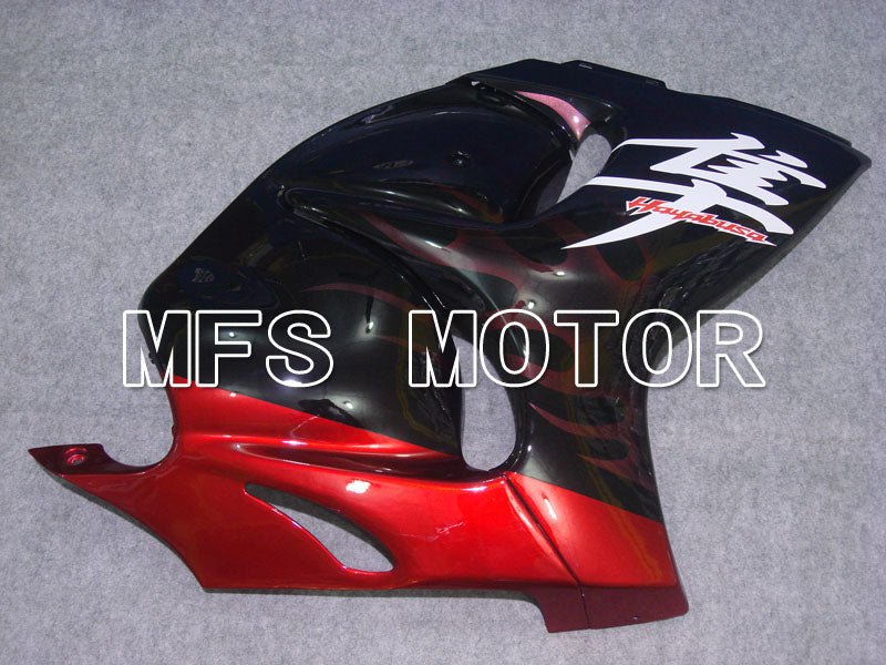 Suzuki GSXR1300 Hayabusa 2008-2020 Injection ABS Fairing - Flame - Black Red - MFS2744 - Fairings Kit