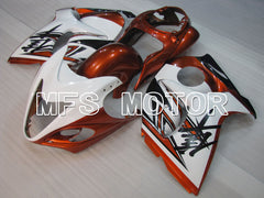 Suzuki GSXR1300 Hayabusa 2008-2020 Injection ABS Fairing - Fatcory - Orange White - MFS2757 - Fairings Kit