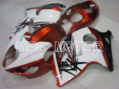 Suzuki GSXR1300 Hayabusa 1999-2007 Injection ABS Fairing - Factory Style - Orange White - MFS2785 - Fairings Kit