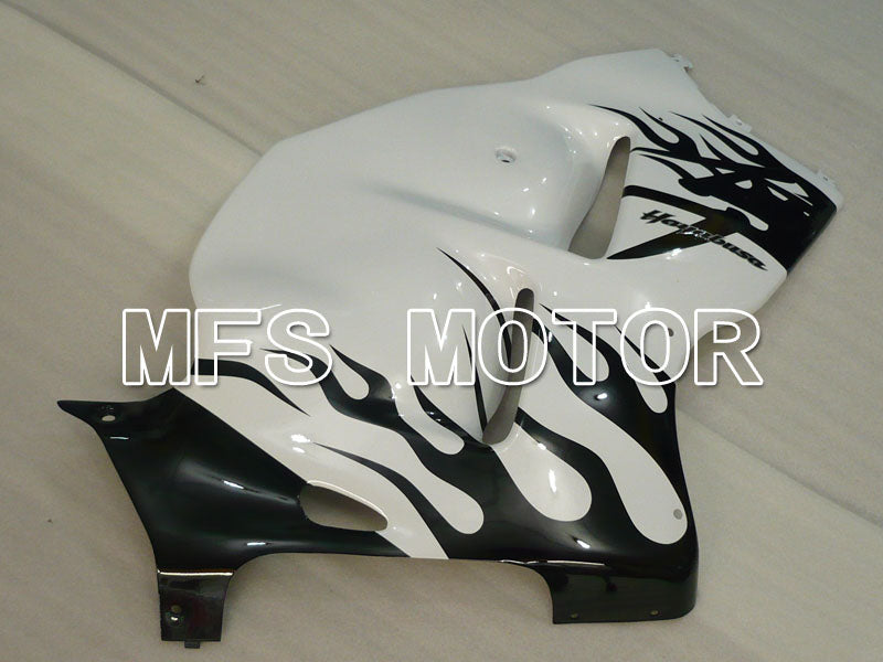 Suzuki GSXR1300 Hayabusa 1999-2007 Injection ABS Fairing - Flame - Black White - MFS2800 - Fairings Kit