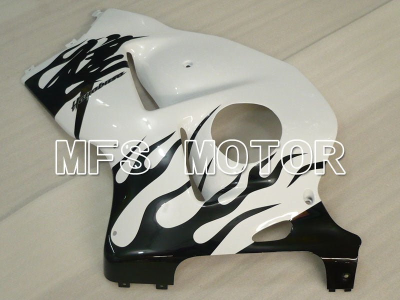Suzuki GSXR1300 Hayabusa 1999-2007 Injection ABS Fairing - Flame - Black White - MFS2800 - Fairings Kit