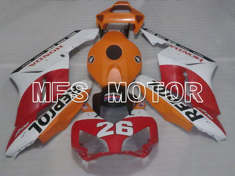 Honda CBR1000RR 2004-2005 Injection ABS Fairing - Repsol - Red Orange White - MFS2843 - Fairings Kit