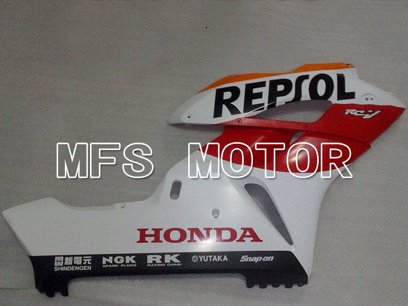 Honda CBR1000RR 2004-2005 Injection ABS Fairing - Repsol - Red Orange White - MFS2843 - Fairings Kit