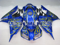 Honda CBR1000RR 2006-2007 Injection ABS Fairing - Flame - Blue - MFS2885 - Fairings Kit