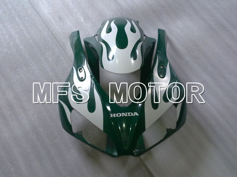 Honda CBR1000RR 2006-2007 Injection ABS Fairing - Flame - White ArmyGreen - MFS2921 - Fairings Kit