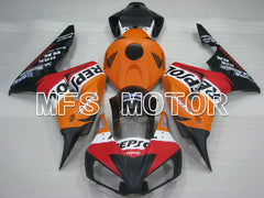 Honda CBR1000RR 2006-2007 Injection ABS Fairing - Repsol - Orange Red Black - MFS2925 - Fairings Kit