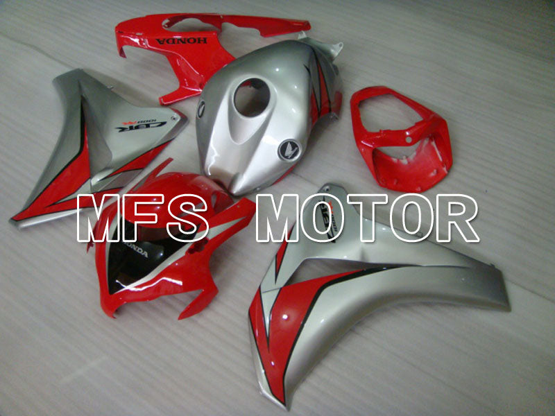 Honda CBR1000RR 2008-2011 Injection ABS Fairing - Factory Style - Red Silver - MFS2941 - Fairings Kit