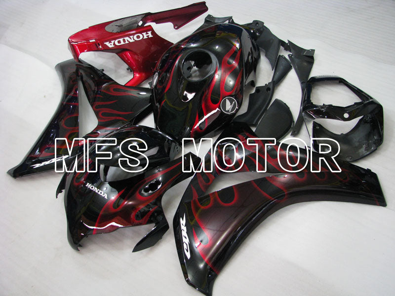 Honda CBR1000RR 2008-2011 Injection ABS Fairing - Flame - Red Black - MFS2948 - Fairings Kit