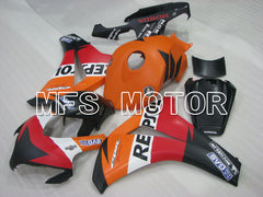 Honda CBR1000RR 2008-2011 Injection ABS Fairing - Repsol - Orange Red Black - MFS2988 - Fairings Kit