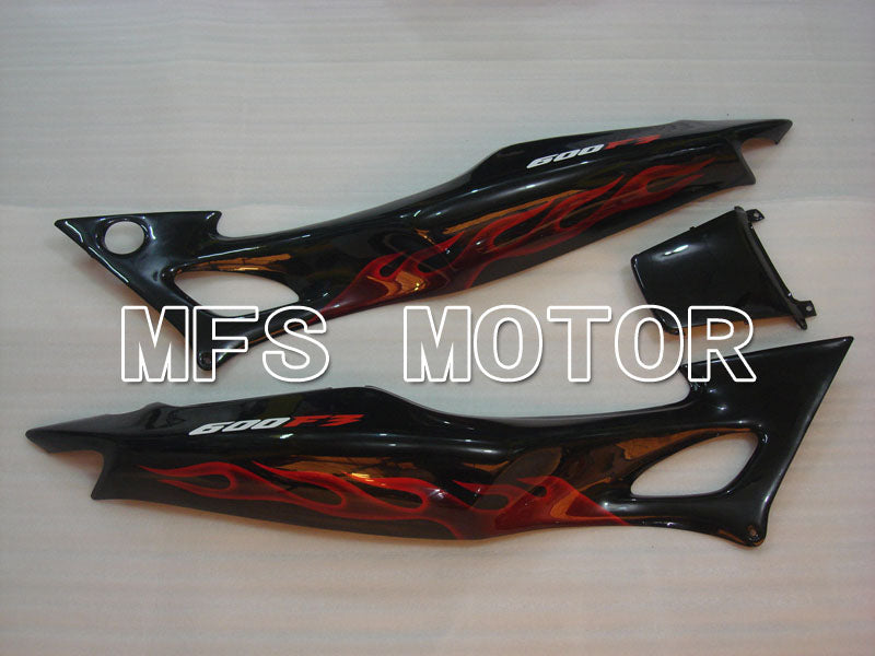 Honda CBR600 F3 1995-1996 Injection ABS Fairing - Flame - Black Red - MFS3036 - Fairings Kit