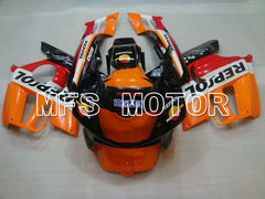 Honda CBR600 F3 1997-1998 Injection ABS Fairing - Repsol - Black Orange Red - MFS3076 - Fairings Kit