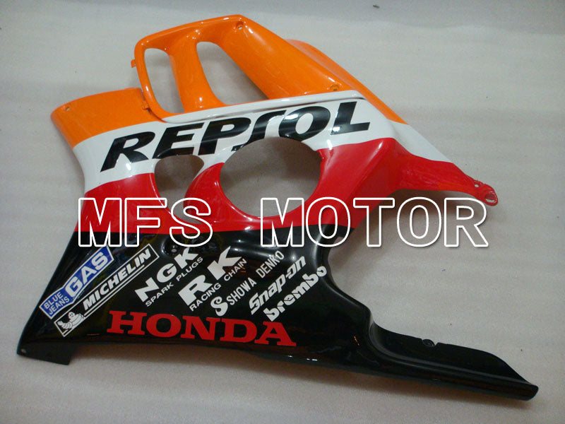 Honda CBR600 F3 1997-1998 Injection ABS Fairing - Repsol - Black Orange Red - MFS3076 - Fairings Kit