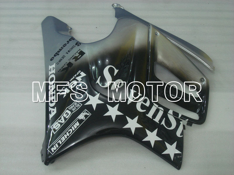 Honda CBR600 F3 1997-1998 Injection ABS Fairing - SevenStars - Black Silver - MFS3078 - Fairings Kit