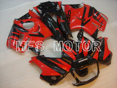 Honda CBR600 F3 1997-1998 Injection ABS Fairing - Factory Style - Black Red - MFS3079 - Fairings Kit