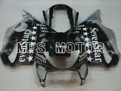 Honda CBR600 F4 1999-2000 Injection ABS Fairing - SevenStars - Black Silver - MFS3138 - Fairings Kit