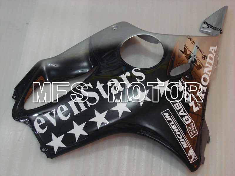 Honda CBR600 F4 1999-2000 Injection ABS Fairing - SevenStars - Black Silver - MFS3138 - Fairings Kit