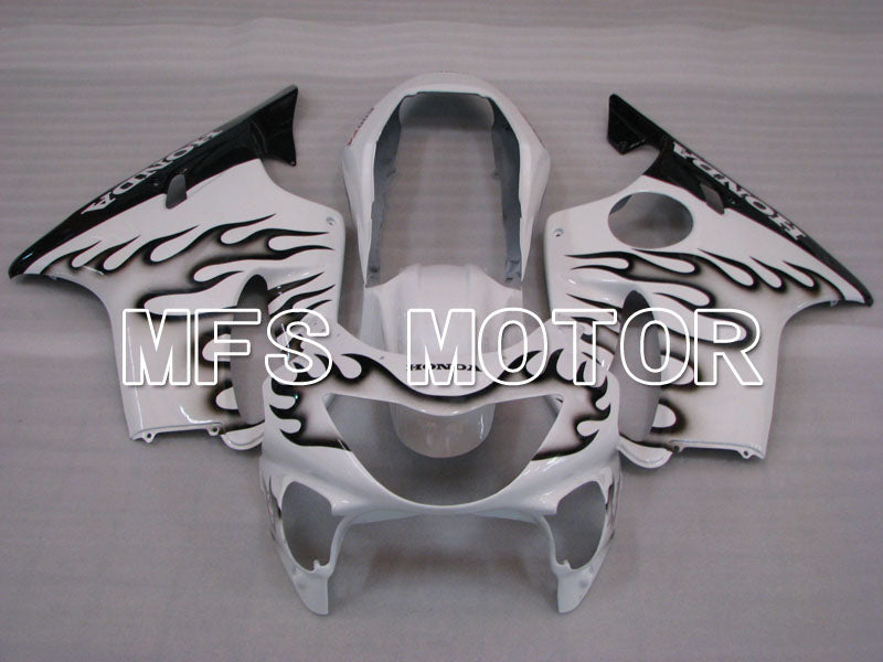 Honda CBR600 F4 1999-2000 Injection ABS Fairing - Flame - Black White - MFS3143 - Fairings Kit