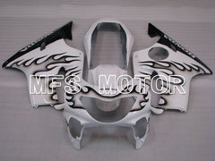 Honda CBR600 F4 1999-2000 Injection ABS Fairing - Flame - Black White - MFS3143 - Fairings Kit