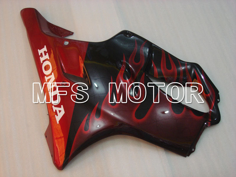 Honda CBR600 F4i 2004-2007 Injection ABS Fairing - Flame - Black Red - MFS3197 - Fairings Kit