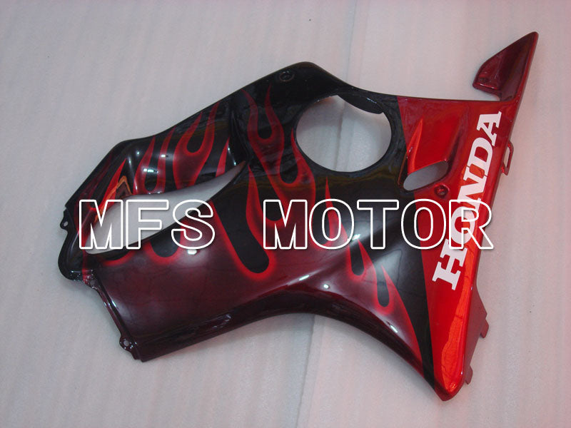 Honda CBR600 F4i 2004-2007 Injection ABS Fairing - Flame - Black Red - MFS3197 - Fairings Kit
