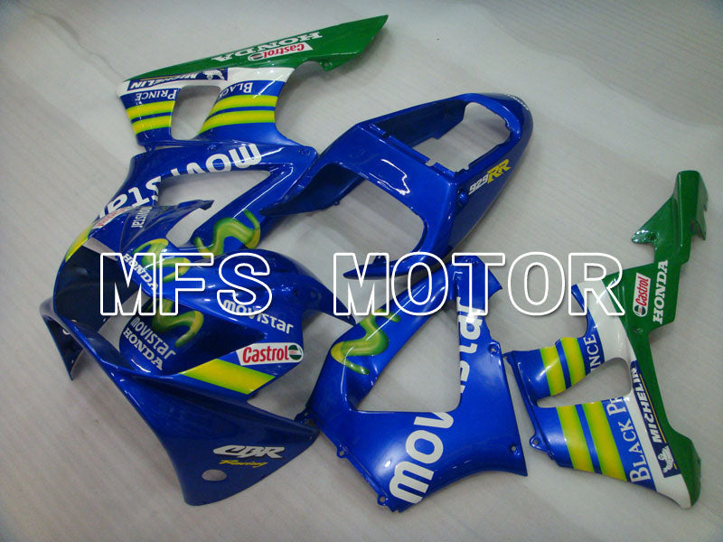Honda CBR900RR 929 2000-2001 Injection ABS Fairing - Movistar - Blue - MFS3201 - Fairings Kit