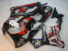 Honda CBR900RR 929 2000-2001 Injection ABS Fairing - Play Station - Black Red - MFS3210 - Fairings Kit