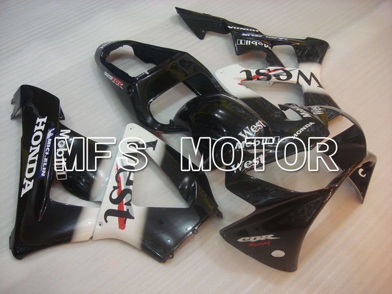 Honda CBR900RR 929 2000-2001 Injection ABS Fairing - West - Black White - MFS3213 - Fairings Kit